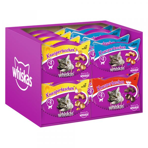 Whiskas Crunch, 16 x 60 g - Pakiet mieszany (3 smaki)