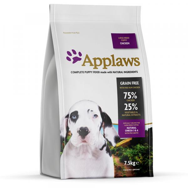 Applaws Puppy dla dużych ras, kurczak - 7,5 kg