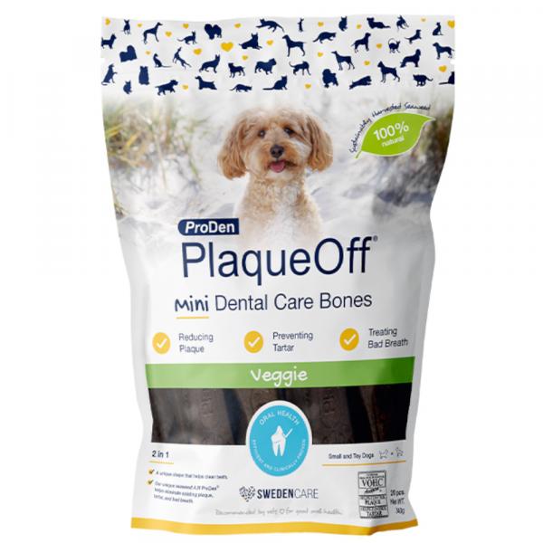 ProDen PlaqueOff Dental Care Bones - Warzywa Mini (340 g)