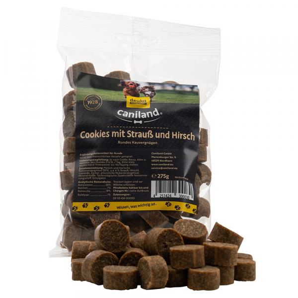 Caniland ciasteczka ze strusia i jelenia - 275 g