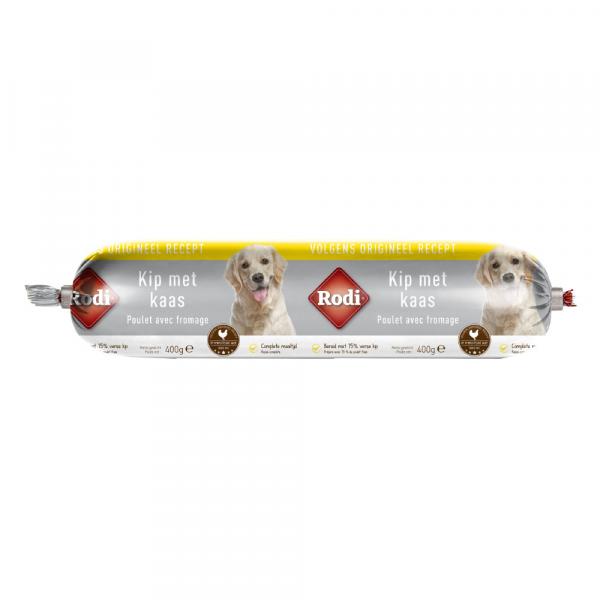 Kiełbasa Rodi z kurczakiem i serem - 6 x 400 g