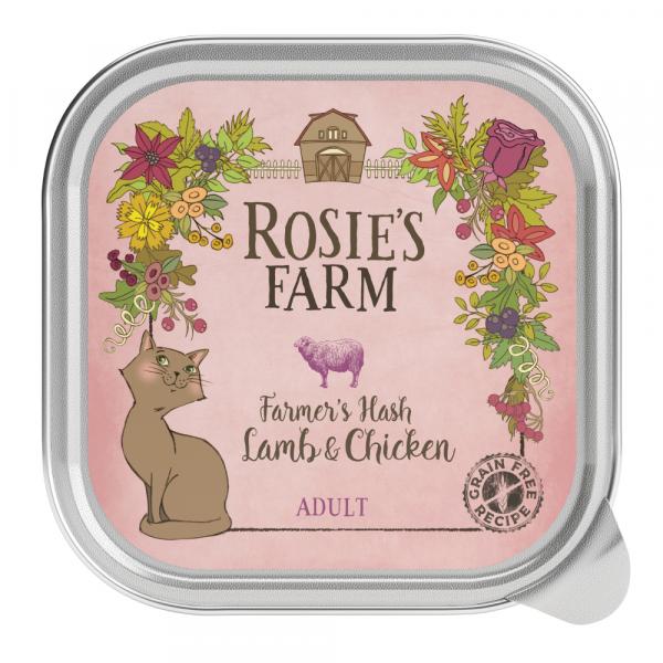 Pakiet Rosie's Farm Adult, 32 x 100 g - Jagnięcina i kurczak