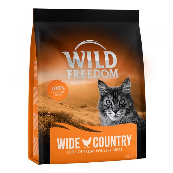 25% taniej! Wild Freedom, karma sucha, 400 g - Adult „Wide Country”, drób