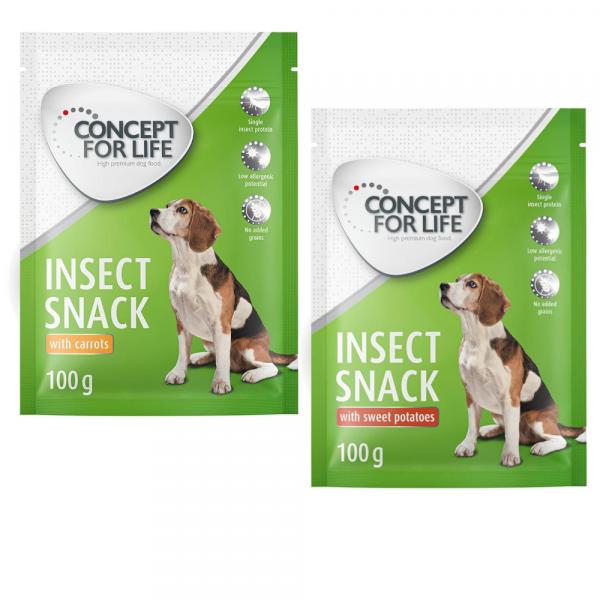 Concept for Life Insect Snack, 2 x 100 g w super cenie! - Bataty i marchew