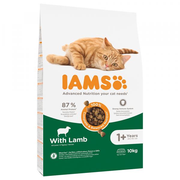 IAMS Advanced Nutrition Adult Cat, z jagnięciną - 10 kg