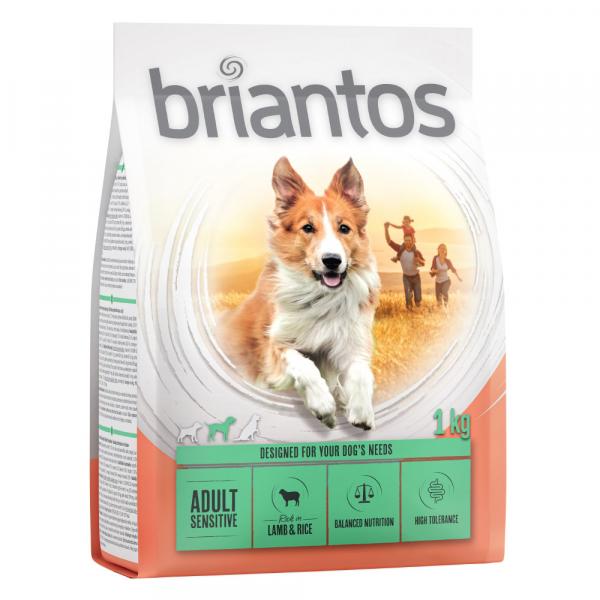 Briantos Adult Sensitive, jagnięcina i ryż - 4 x 1 kg