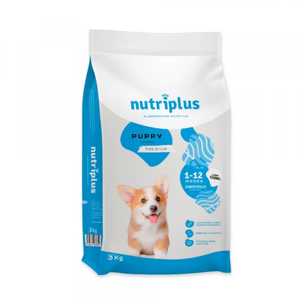 3 kg / 15 kg Nutriplus, karma sucha dla psa w super cenie! - Puppy, 3 kg