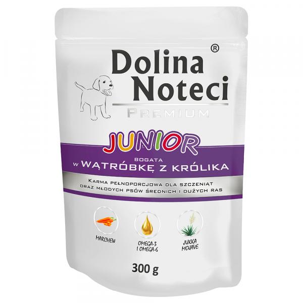 Megapakiet Dolina Noteci Junior, 20 x 300 g - Bogata w wątrobę króliczą