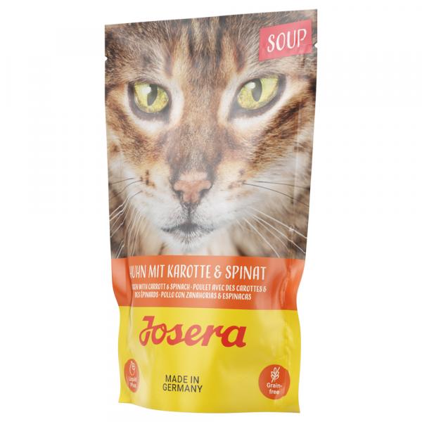 Josera Soup, 16 x 70 g - Kurczak z marchwią i szpinakiem