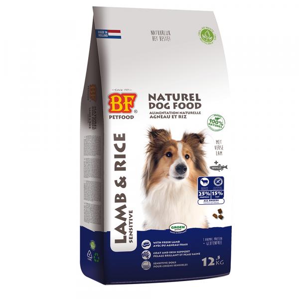 BF Petfood Lamb & Rice Sensitive - Podwójne opakowanie: 2 x 12,5 kg