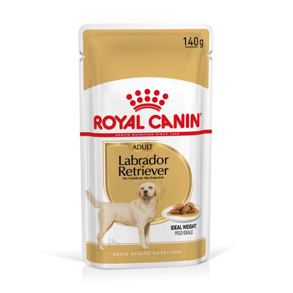 Royal Canin Labrador Retriever Adult, w sosie - 10 x 140 g