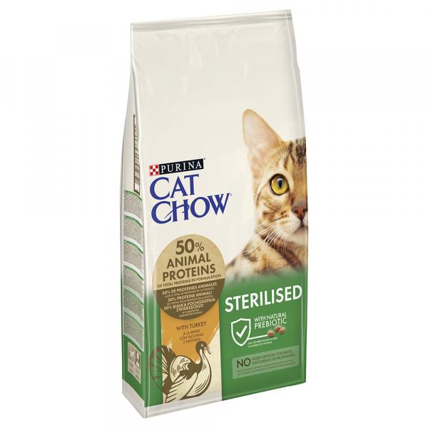 PURINA Cat Chow Special Care Sterilized, indyk - 2 x 10 kg