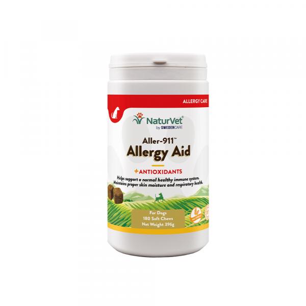 NaturVet Aller-911 Advanced Allergy Aid Snacks - 180 szt.