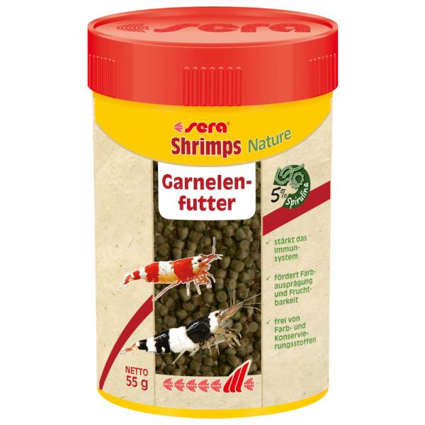 Sera Shrimps Nature, pokarm dla krewetek - 100 ml