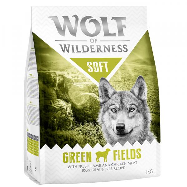 Wolf of Wilderness „Soft - Green Fields”, jagnięcina - 5 x 1 kg
