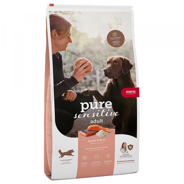 Mera pure sensitive, łosoś i ryż - 2 x 12,5 kg
