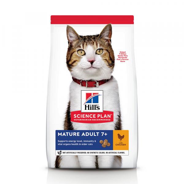 Hill's Science Plan Mature Adult, kurczak - 10 kg