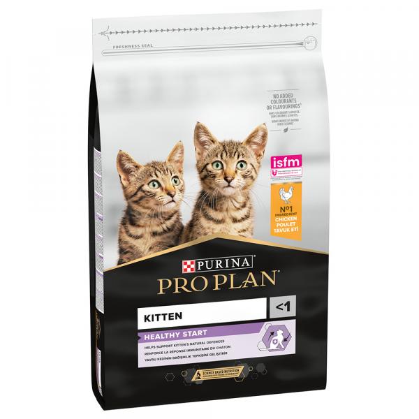 PURINA PRO PLAN Kitten Healthy Start, kurczak - 2 x 10 kg