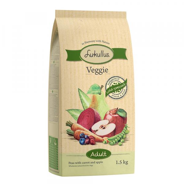 15% taniej! Lukullus, karma sucha, 1,5 kg - Veggie (tłoczona na zimno)