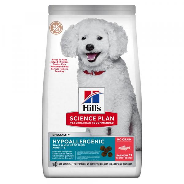 Hill's Science Plan Adult Hypoallergenic Small & Mini, łosoś - 6 kg