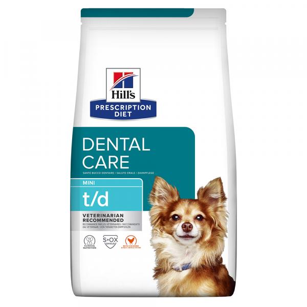 Hill's Prescription Diet t/d Dental Care Mini, kurczak - 2 x 3 kg