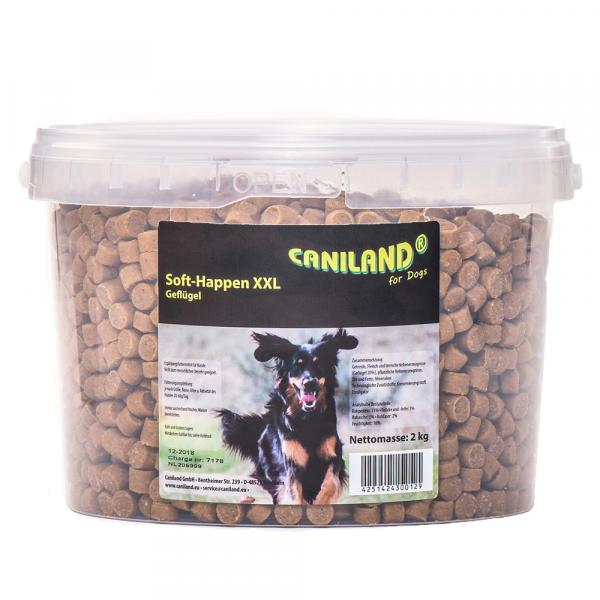 Caniland Soft drobiowe smakołyki XXL w wiaderku - 2 x 2 kg