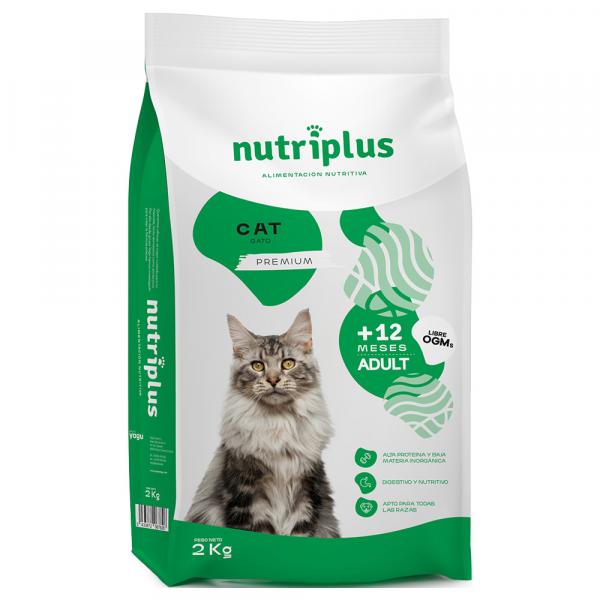 Nutriplus Cat Adult - 2 x 2 kg