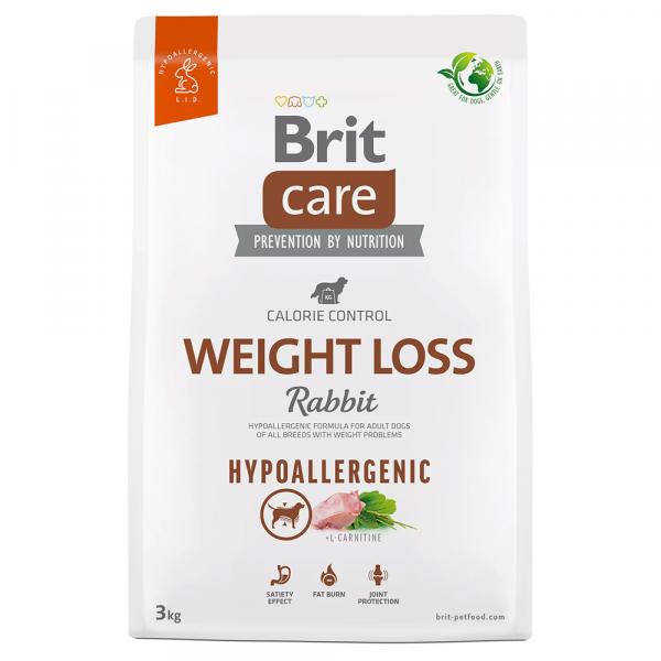 Brit Care Dog Hypoallergenic Weight Loss, królik - 2 x 3 kg