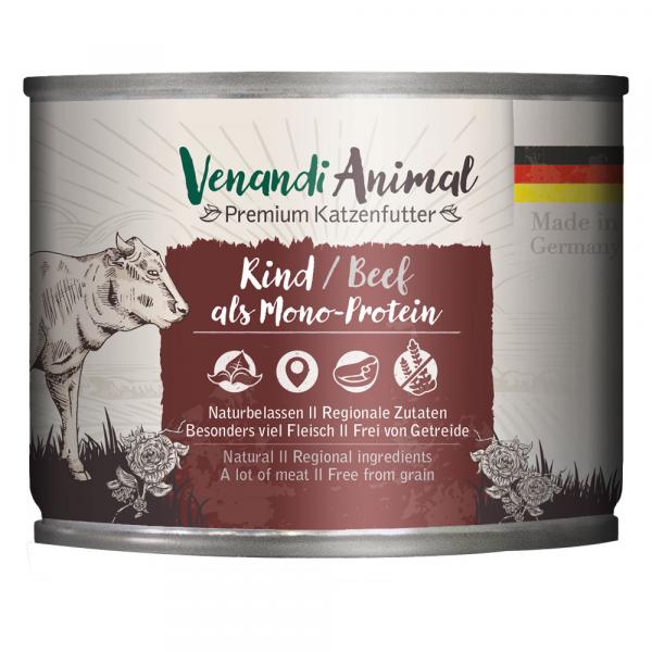 Venandi Animal Monoprotein 6 x 200 g - Wołowina