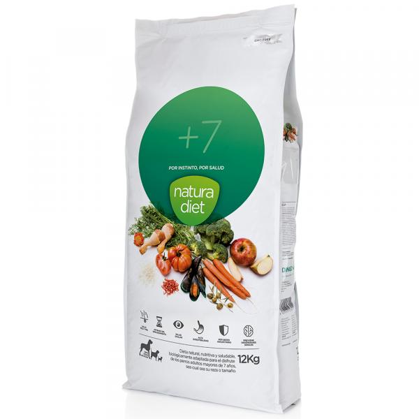 Natura Diet Senior 7+ z kurczakiem karma dla psów - 2 x 12 kg