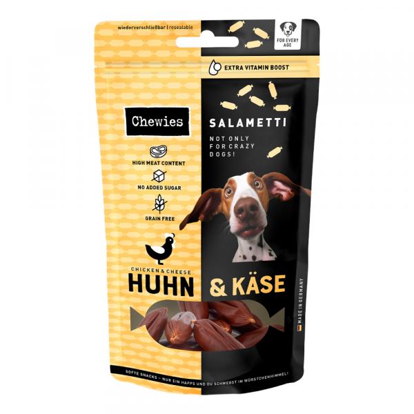 Chewies Salametti - Kurczak z serem, 2 x 200 g