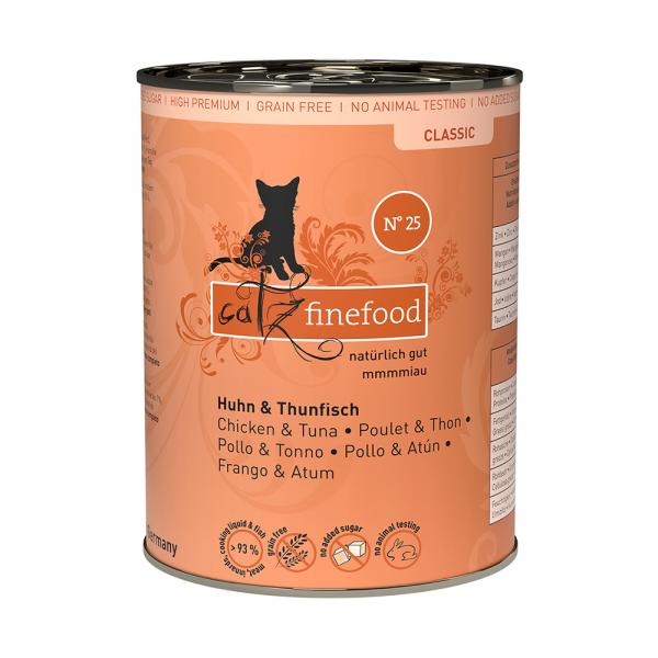 Korzystny pakiet catz finefood, 12 x 400 g - Kurczak z tuńczykiem