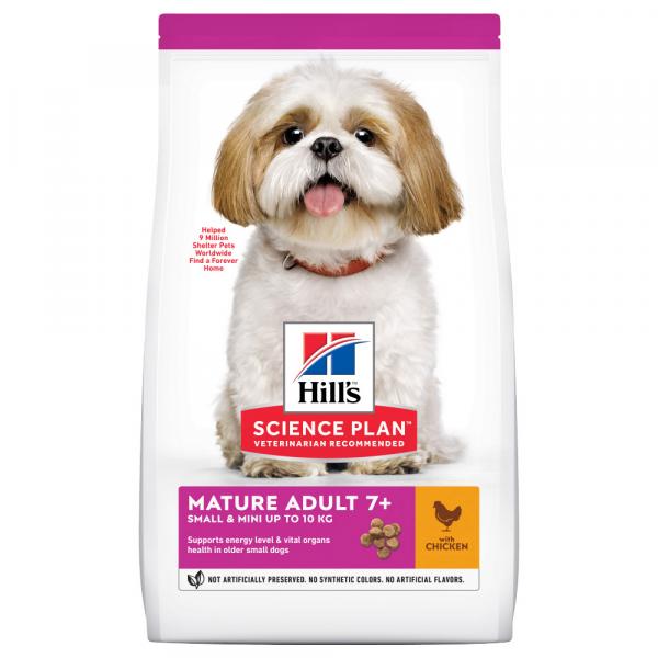 Hill's Science Plan Mature Adult 7+ Small & Mini, kurczak - 2 x 6 kg