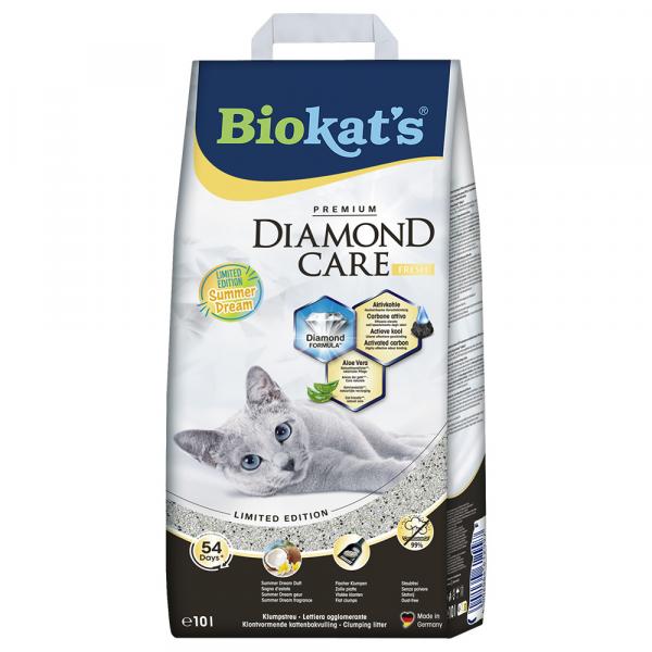 Biokat’s Diamond Care Fresh Summer Dream żwirek dla kota - 10 l