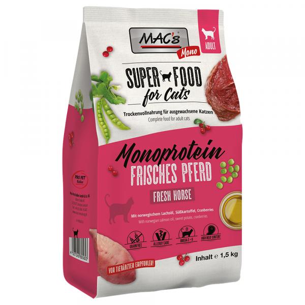 MAC's Superfood Adult Monoprotein, konina - 2 x 1,5 kg