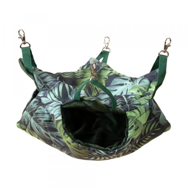 TIAKI Jungle Collection, hamak dla małych zwierząt - Rozmiar S: ok. dł. 35 x szer. 35 cm