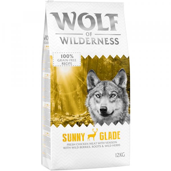 Wolf of Wilderness Adult „Sunny Glade”, jeleń - 2 x 12 kg