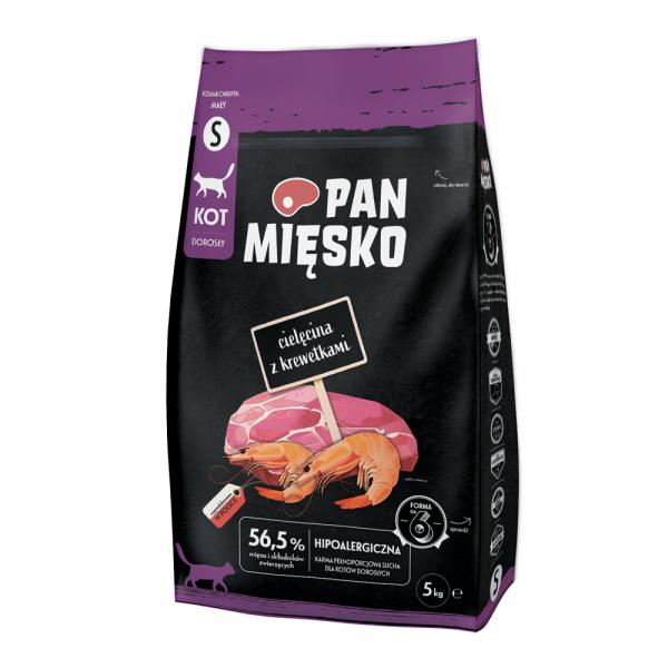 Pan Mięsko, cielęcina z krewetkami, Small - 5 kg