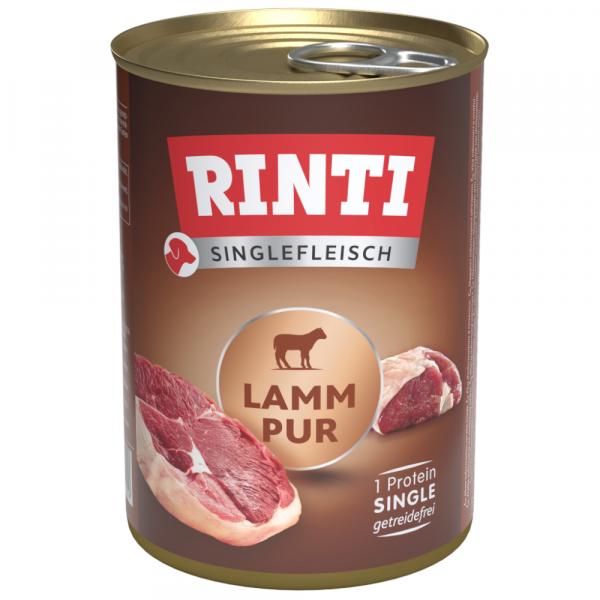 Megapakiet RINTI Singlefleisch, 24 x 400 g - Jagnięcina
