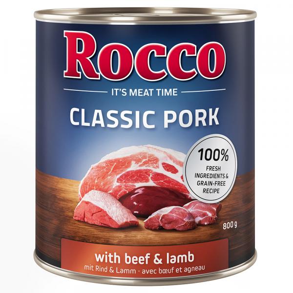 Rocco Classic Pork, 6 x 800 g - Wołowina i jagnięcina
