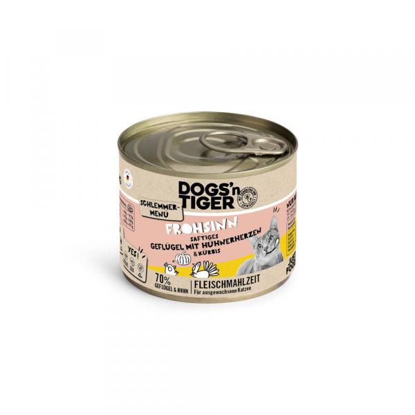 Dogs'n Tiger smakowite menu 6 x 200 g - Drób z kurczakiem