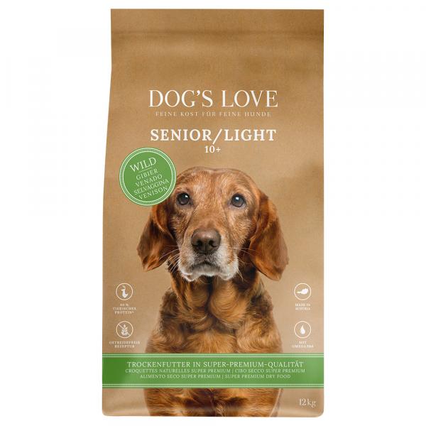 Dog´s Love Senior/Light, dziczyzna - 2 x 12 kg