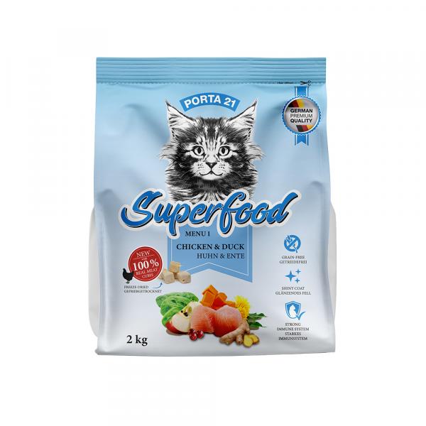 Porta 21 Superfood Menu, kurczak i kaczka - 2 x 2 kg