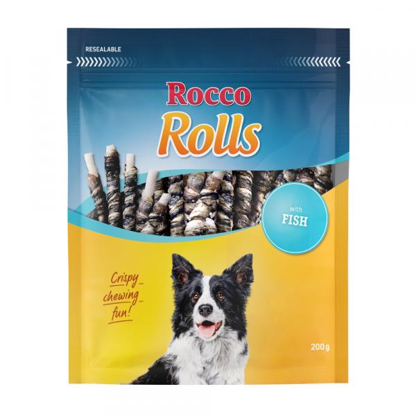 Rocco Rolls pałeczki do żucia - Ryba, 200 g