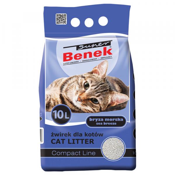 Super Benek Compact, zapach bryzy morskiej - 2 x 10 l (ok. 16 kg)