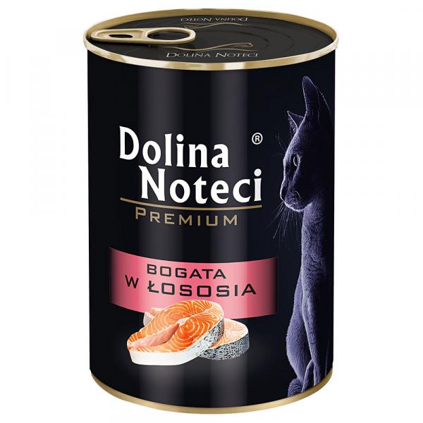 Dolina Noteci Premium, 24 x 400 g - Bogata w łososia