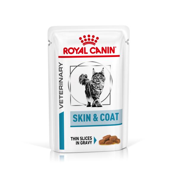 Royal Canin Veterinary Feline Skin & Coat - 12 x 85 g