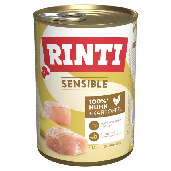 RINTI Sensible, 6 x 400 g - Kurczak z ziemniakami