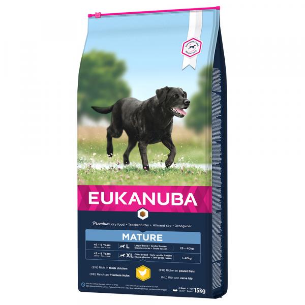 Eukanuba Thriving Mature Large Breed, kurczak - 15 kg