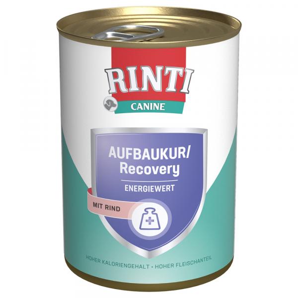 RINTI Canine Recovery z wołowiną, 6 x 400 g - 12 x 400 g